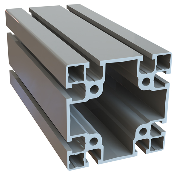Profilo in alluminio 90x90 leggero