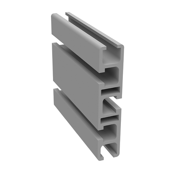 Profilo in alluminio 18,5x90 a 5 Cave