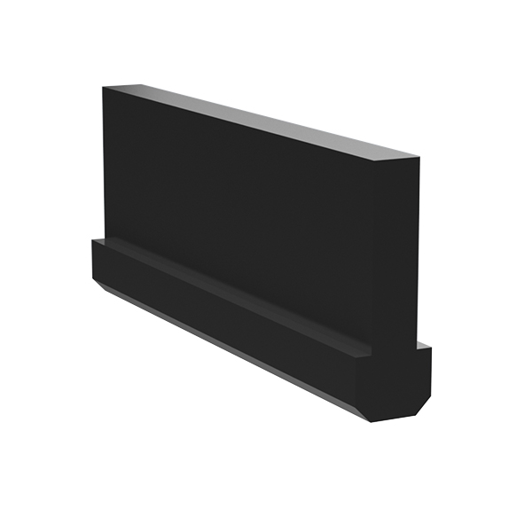 Profilo multiuso h=40mm in polizene nero