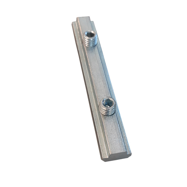Giunto Lineare L=90 mm per cava 8 completo di grani con smusso