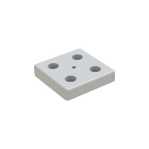 1.22.15.0011-Flangia-80x80-M8-alluminio-milper