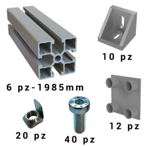 45x45leggero-1985mm-dado-m8-molla-tappo-vite-m8x20-squadretta45x45-kit-milper
