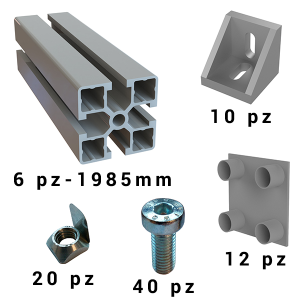 45x45leggero-1985mm-dado-m8-molla-tappo-vite-m8x20-squadretta45x45-kit-milper