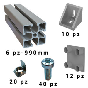 45x45leggero-dado-m8-molla-tappo-vite-m8x20-squadretta45x45-kit-milper